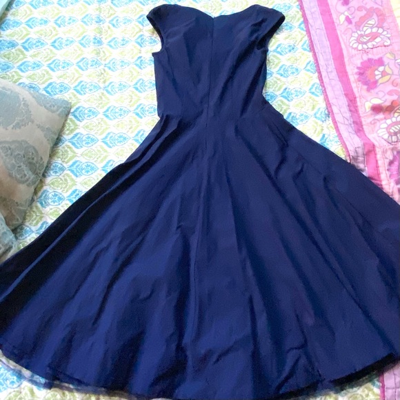 MUXXN Retro 50’s Bombshell Pinup Full Skirted Rockabilly Swing Dance Dress - Picture 13 of 15